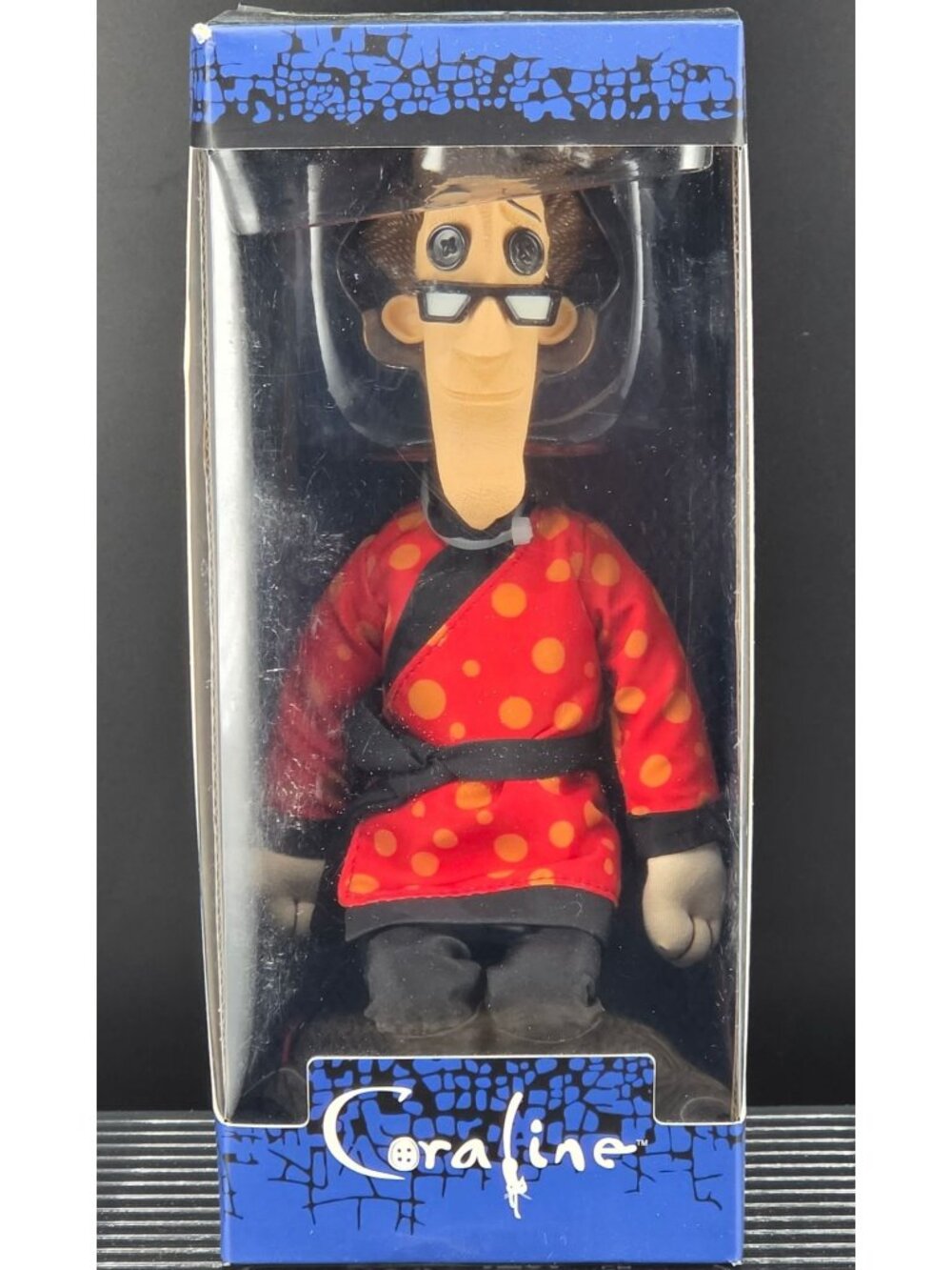 Coraline Other Father Button Eye 10" Plush Doll NECA 14+ Rare Boxed